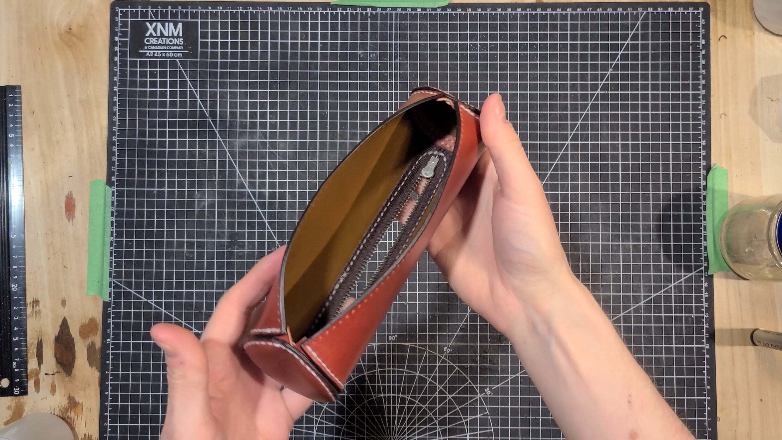 Leather Pencil Case - PDF Pattern and Video Tutorial