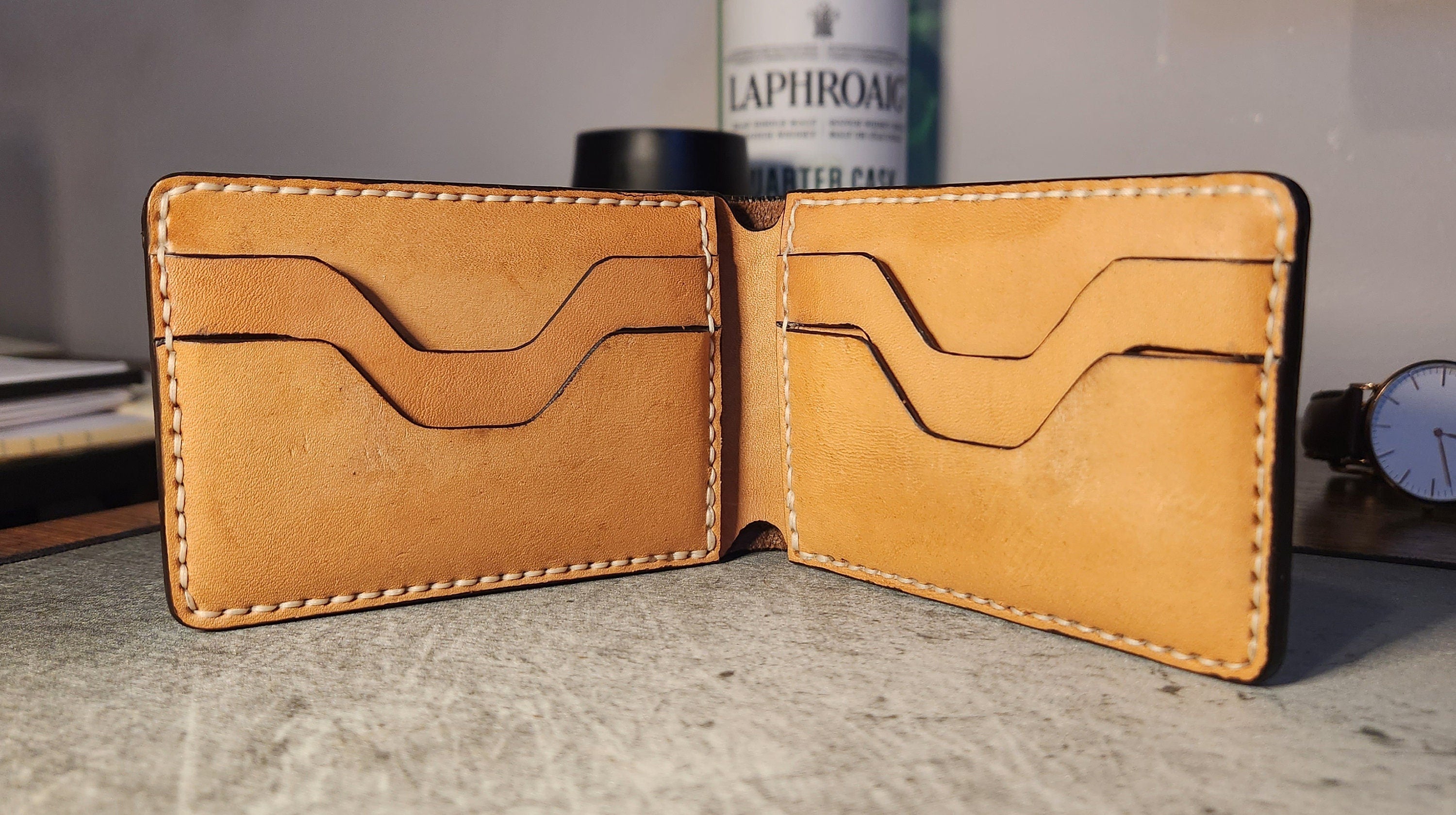 Bifold 4-Card Wallet - DIY Leathercraft PDF Pattern with Video Tutorial