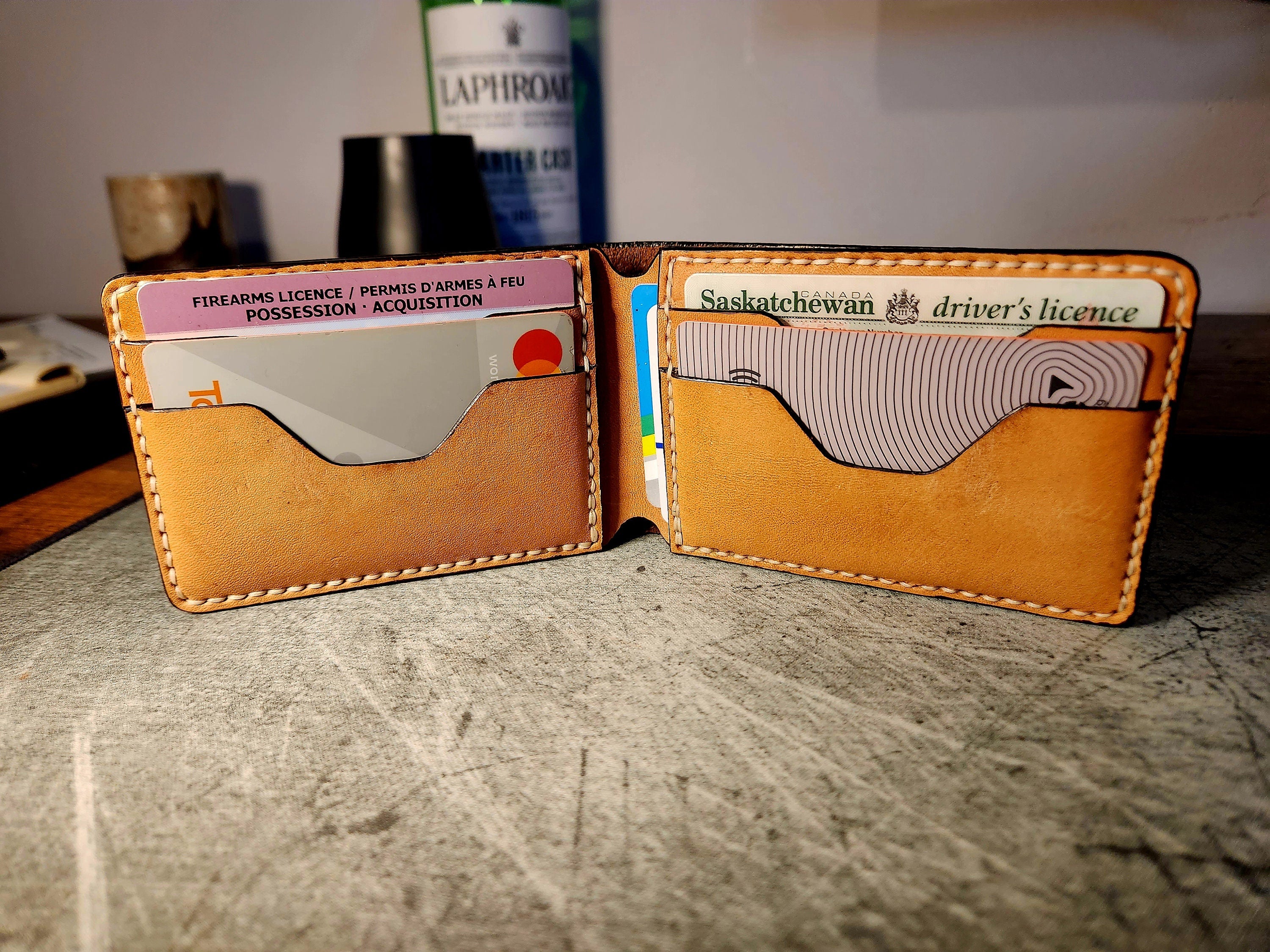 Bifold 4-Card Wallet - DIY Leathercraft PDF Pattern with Video Tutorial