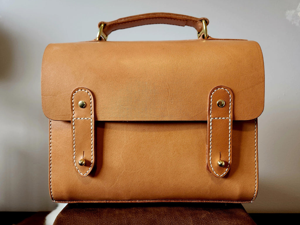 Leather Pattern | Mini Messenger Bag | PDF Printable Pattern with Video Tutorial