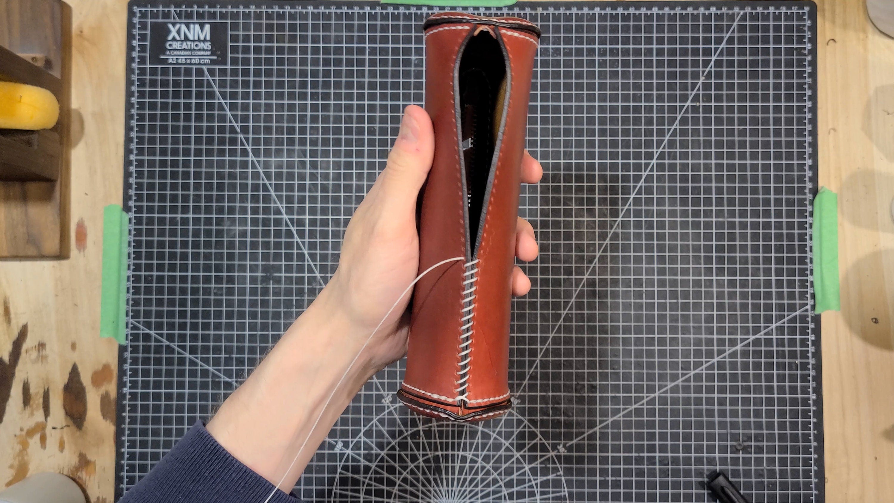 Leather Pencil Case - PDF Pattern and Video Tutorial