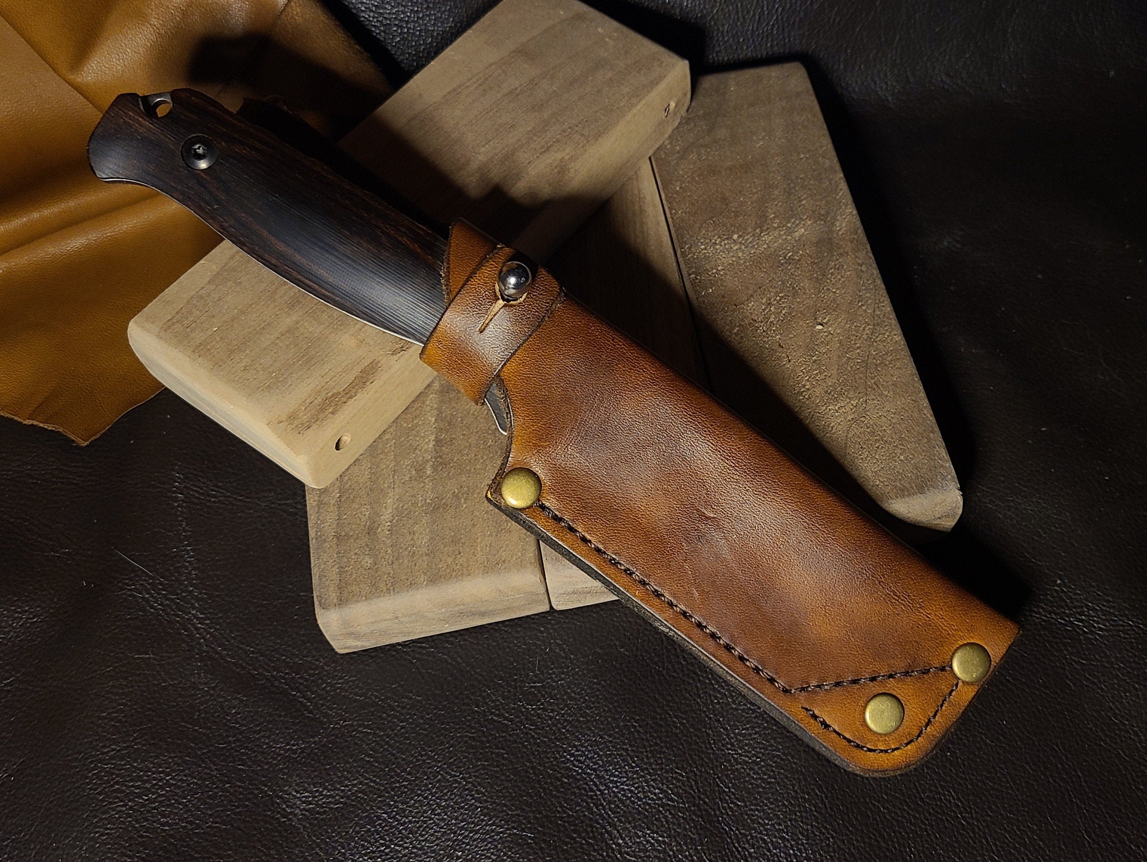 Knife Sheath Leather Pattern | Fixed Blade Sheath PDF Pattern With Video Tutorial