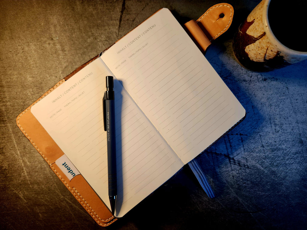 Leather Pattern Field Notebook Cover with Handle PDF Pattern | Moleskine & Leuchtturm pocket compatible | Leathercraft Video Tutorial