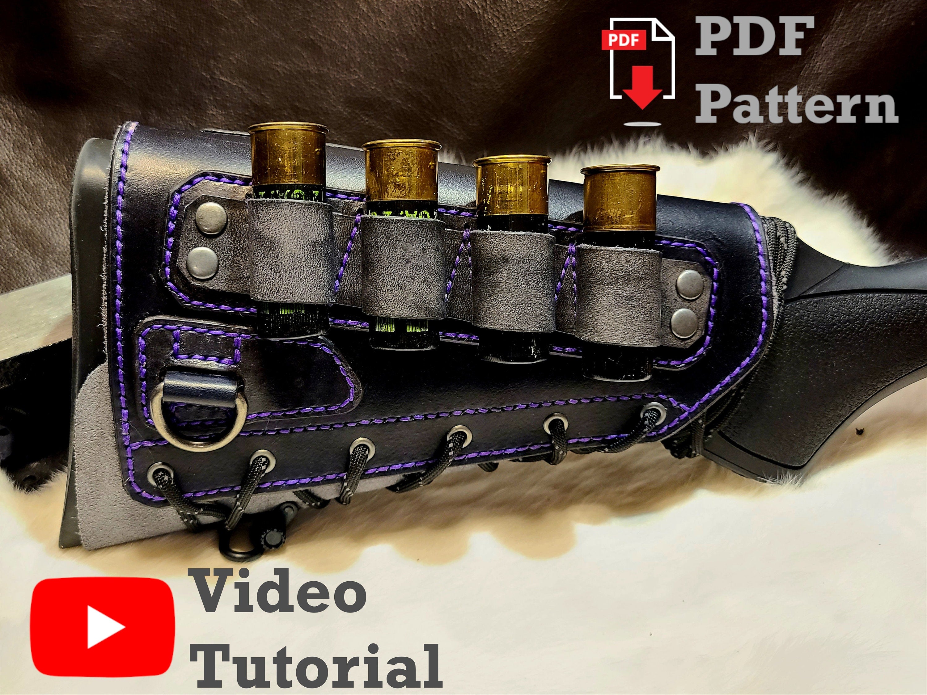 Shotgun Cuff Leather Pattern | 410 - 10GA | The Shadow Cuff