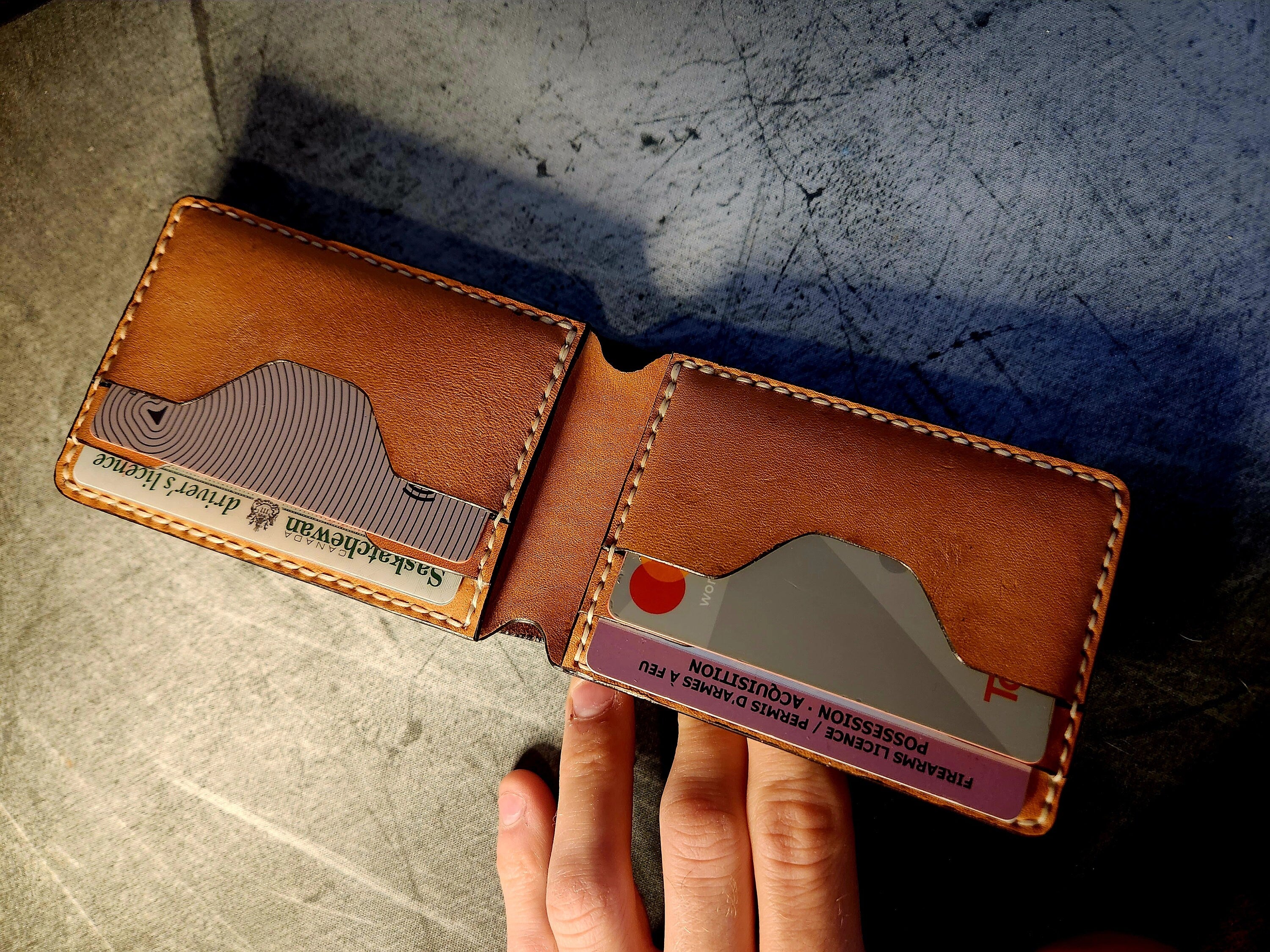 Bifold 4-Card Wallet - DIY Leathercraft PDF Pattern with Video Tutorial