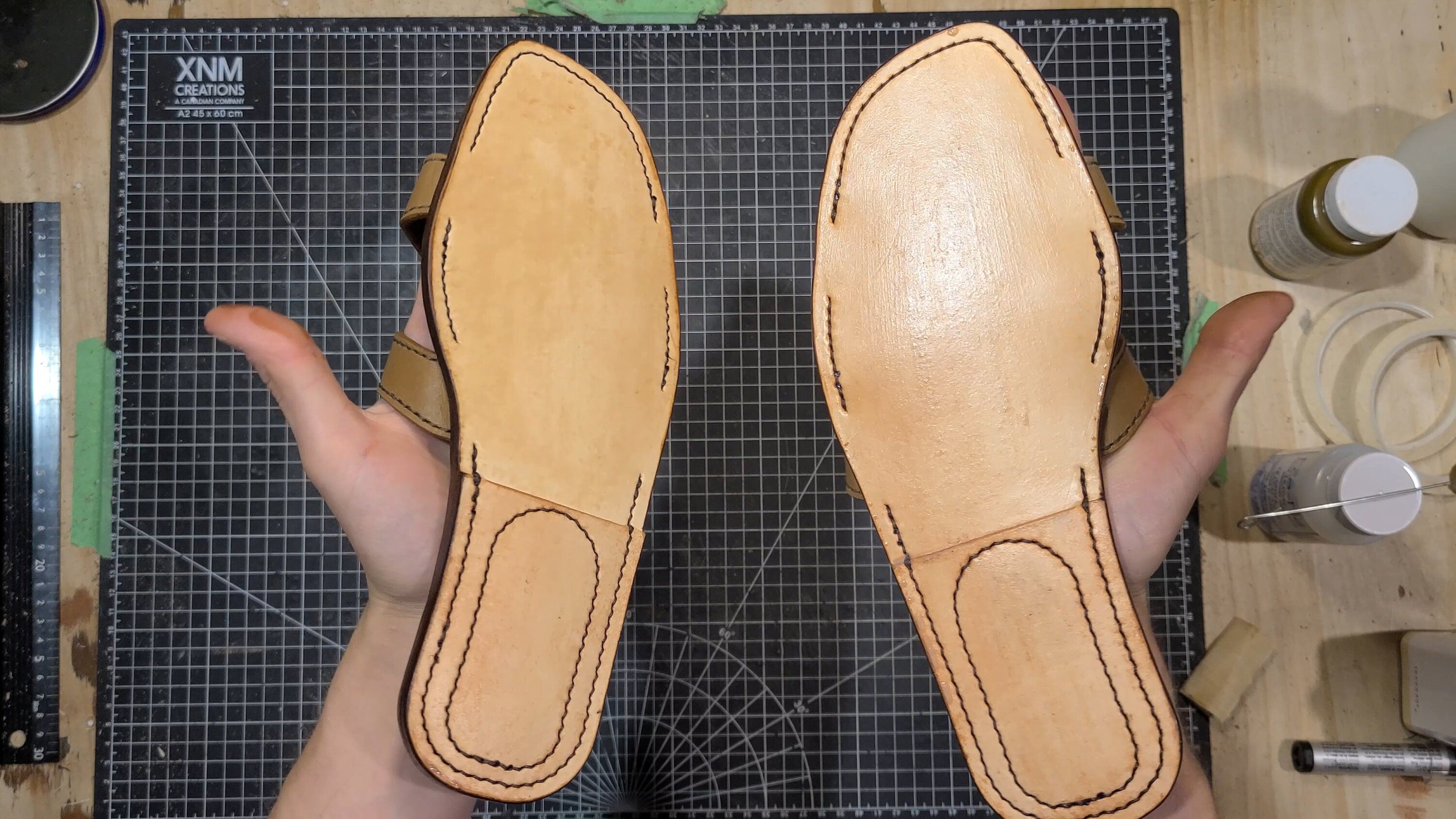 Sandal Pattern | Leather PDF Download with DIY Video Tutorial