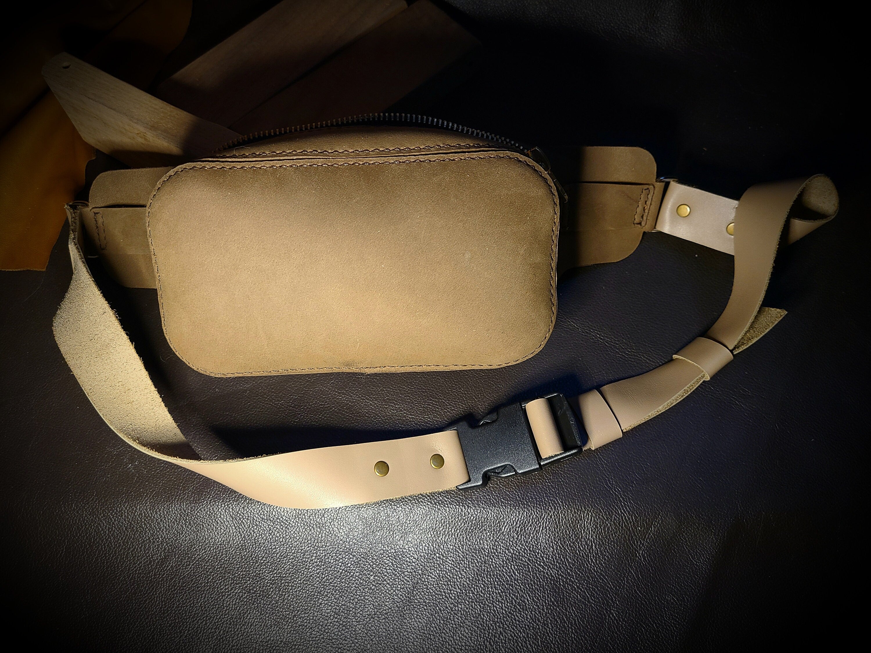 Utility Fanny Pack Leather Pattern - with Video Tutorial