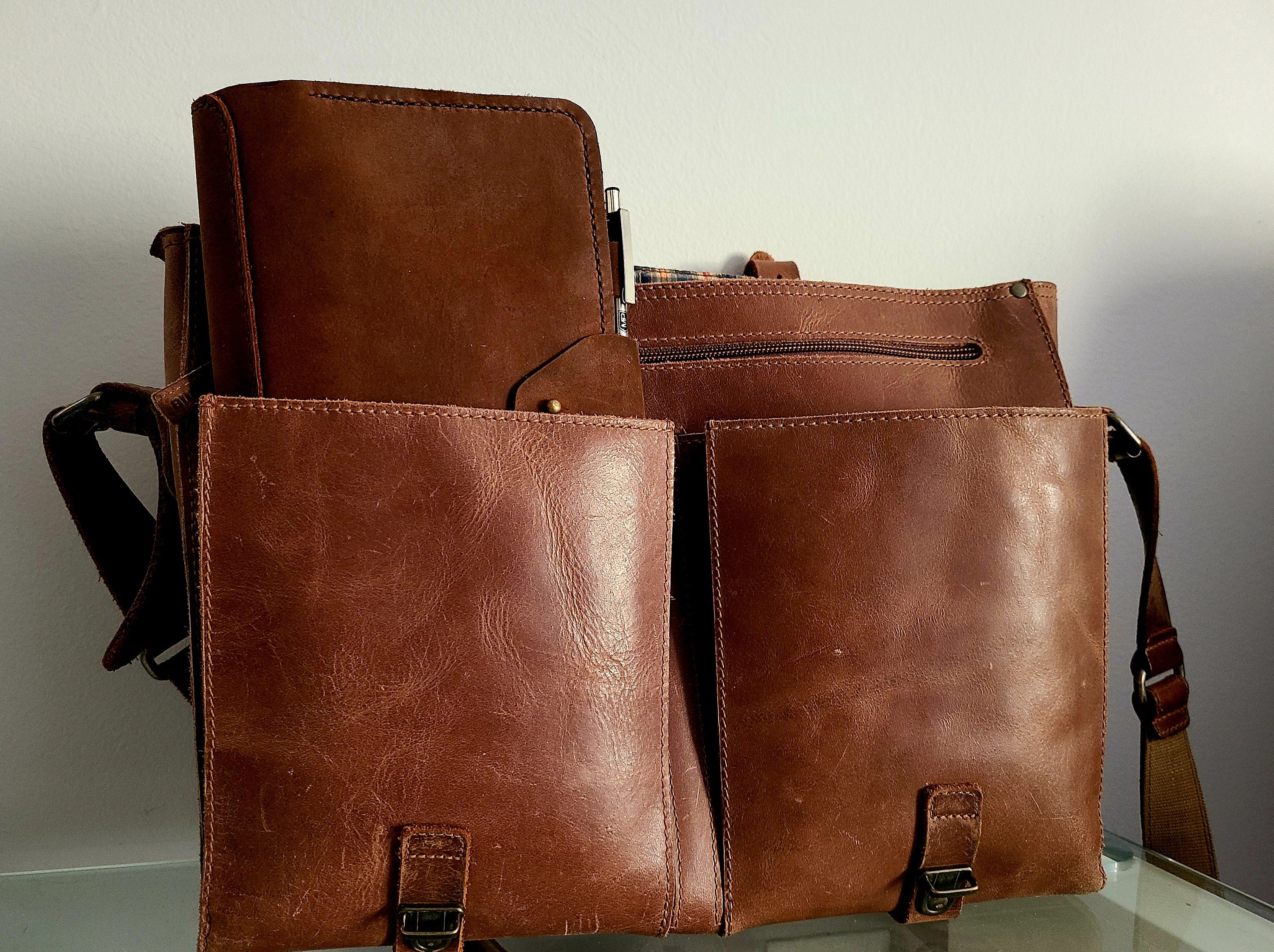 Wanderer's Leather Journal Cover PDF Pattern with Video Tutorial