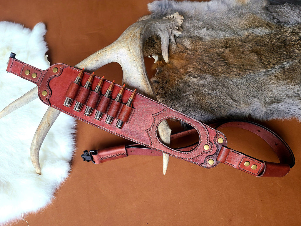 Leather Rifle Sling | DIY PDF Pattern with Video Tutorial | Royal's Rifle Sling