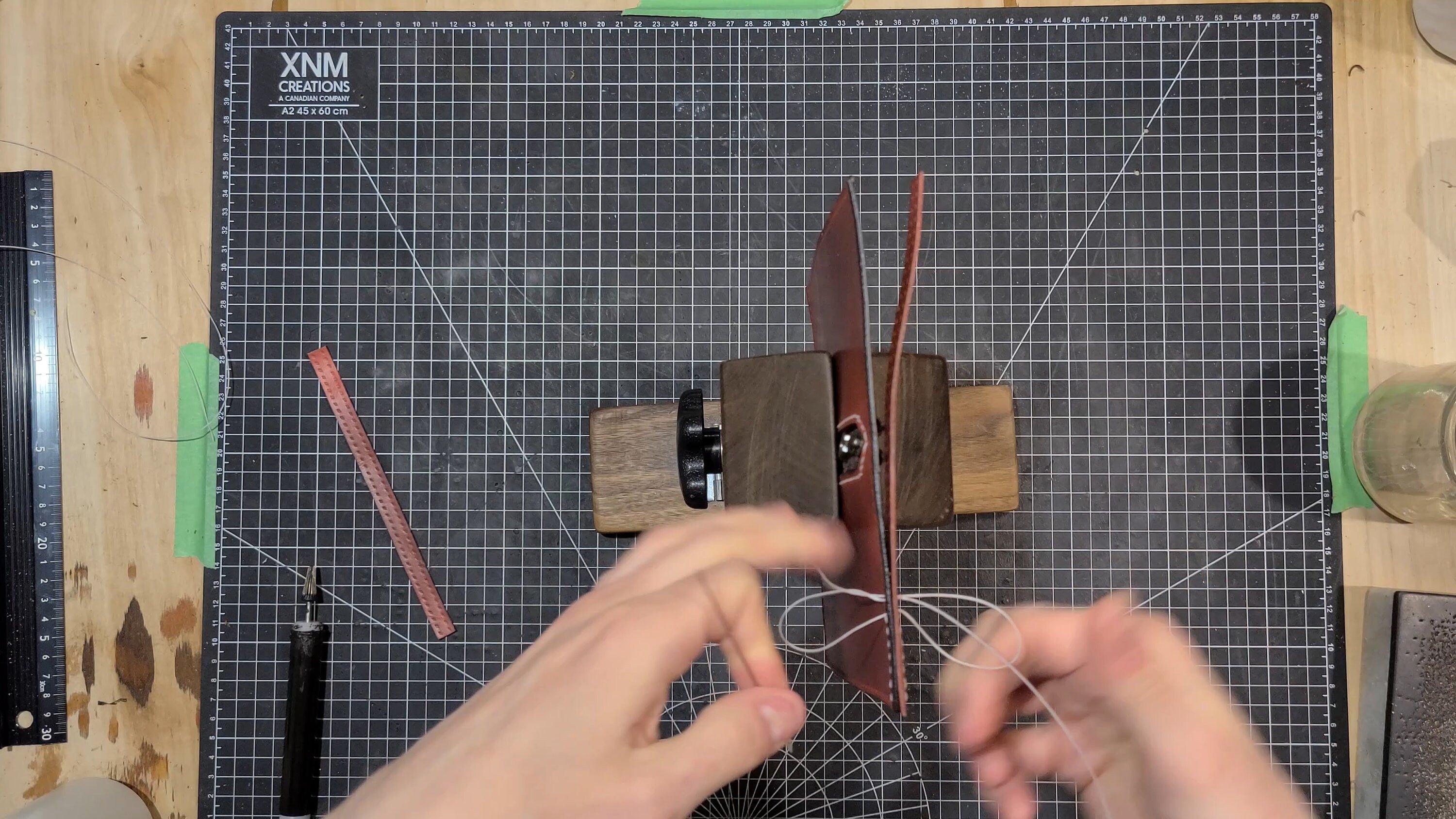 Leather Pencil Case - PDF Pattern and Video Tutorial