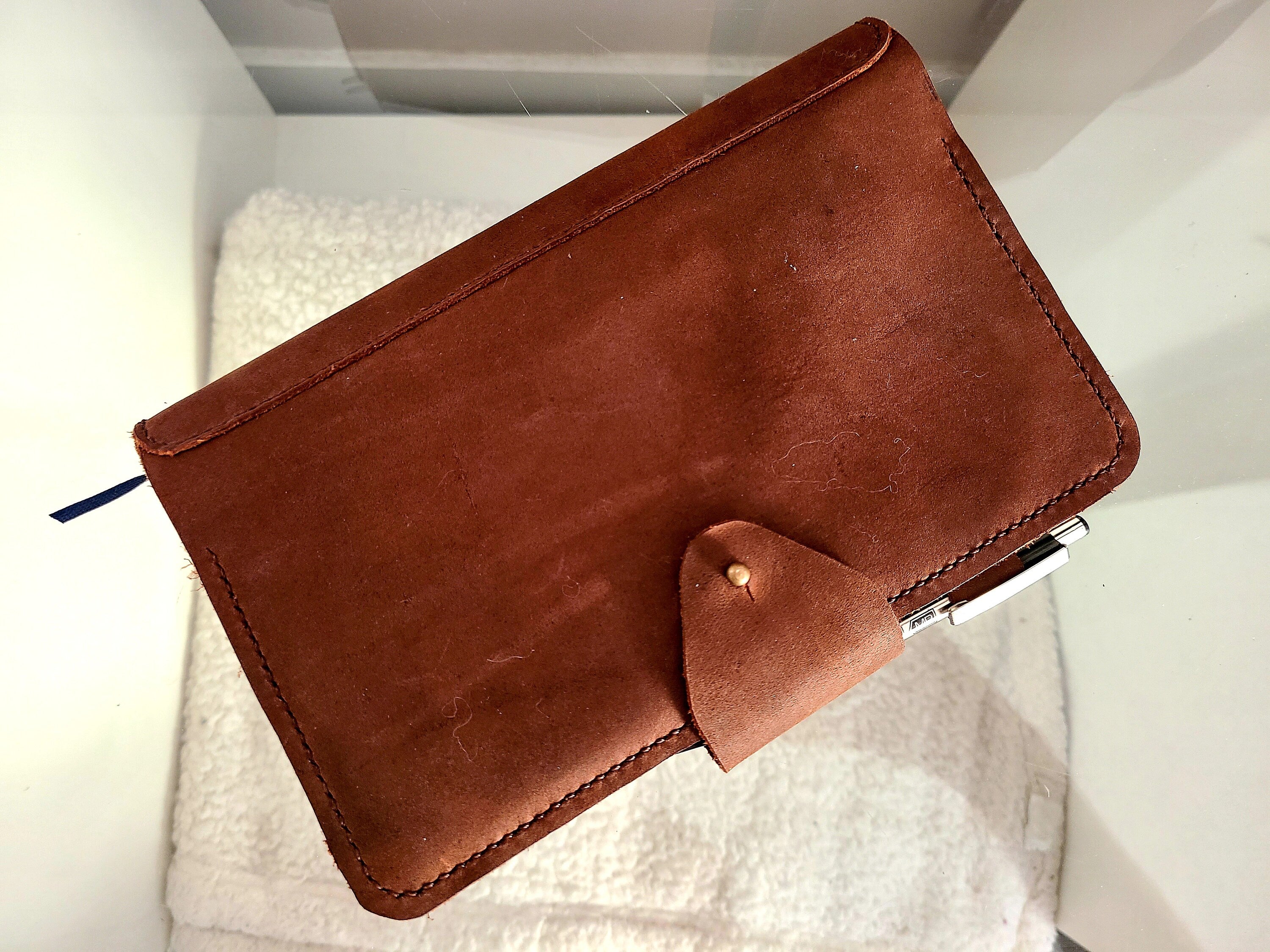 Wanderer's Leather Journal Cover PDF Pattern with Video Tutorial