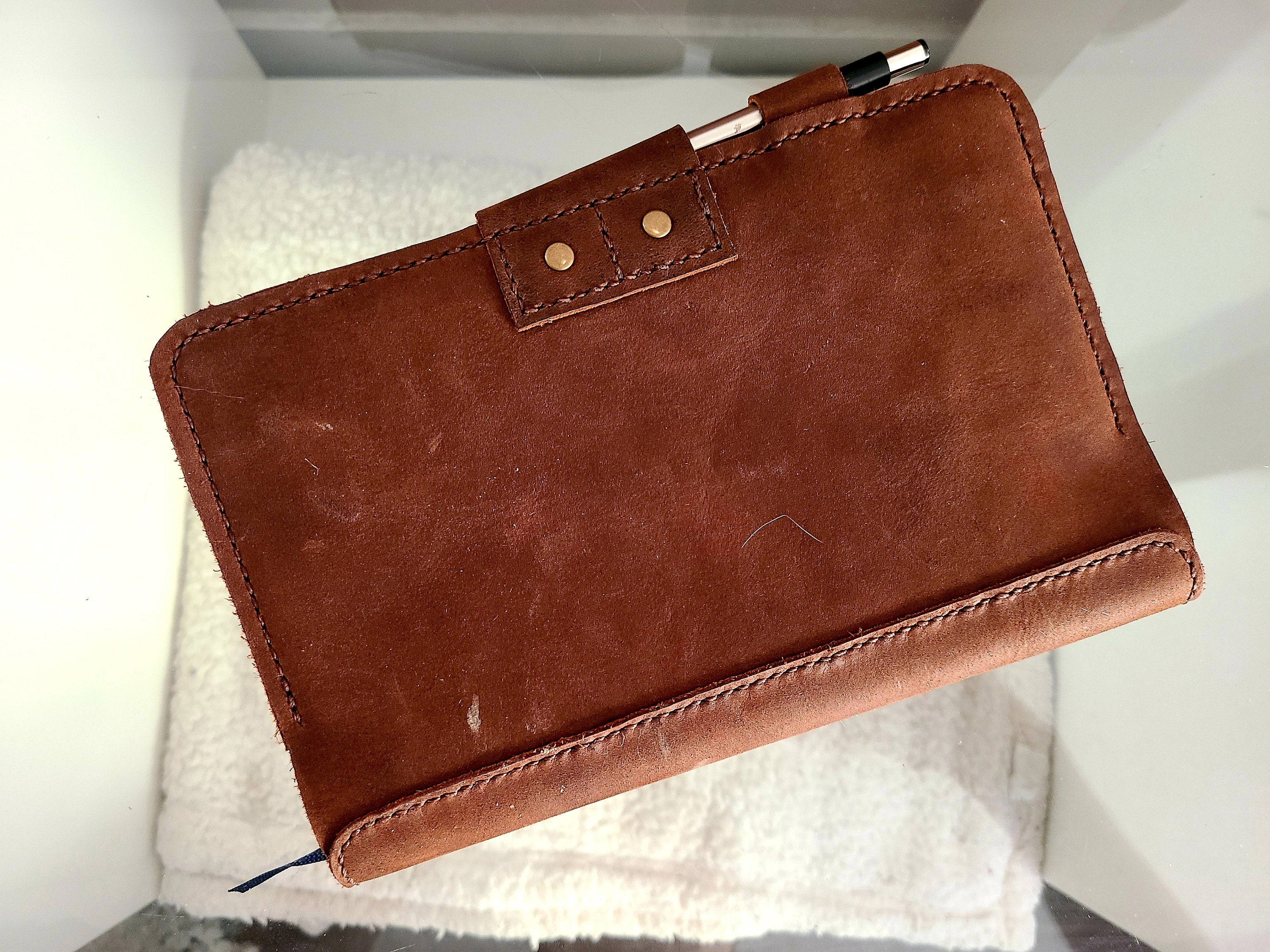 Wanderer's Leather Journal Cover PDF Pattern with Video Tutorial