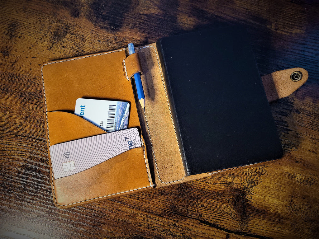 Leather Field Notes Journal Cover | DIY PDF Leather Pattern and Video Tutorial