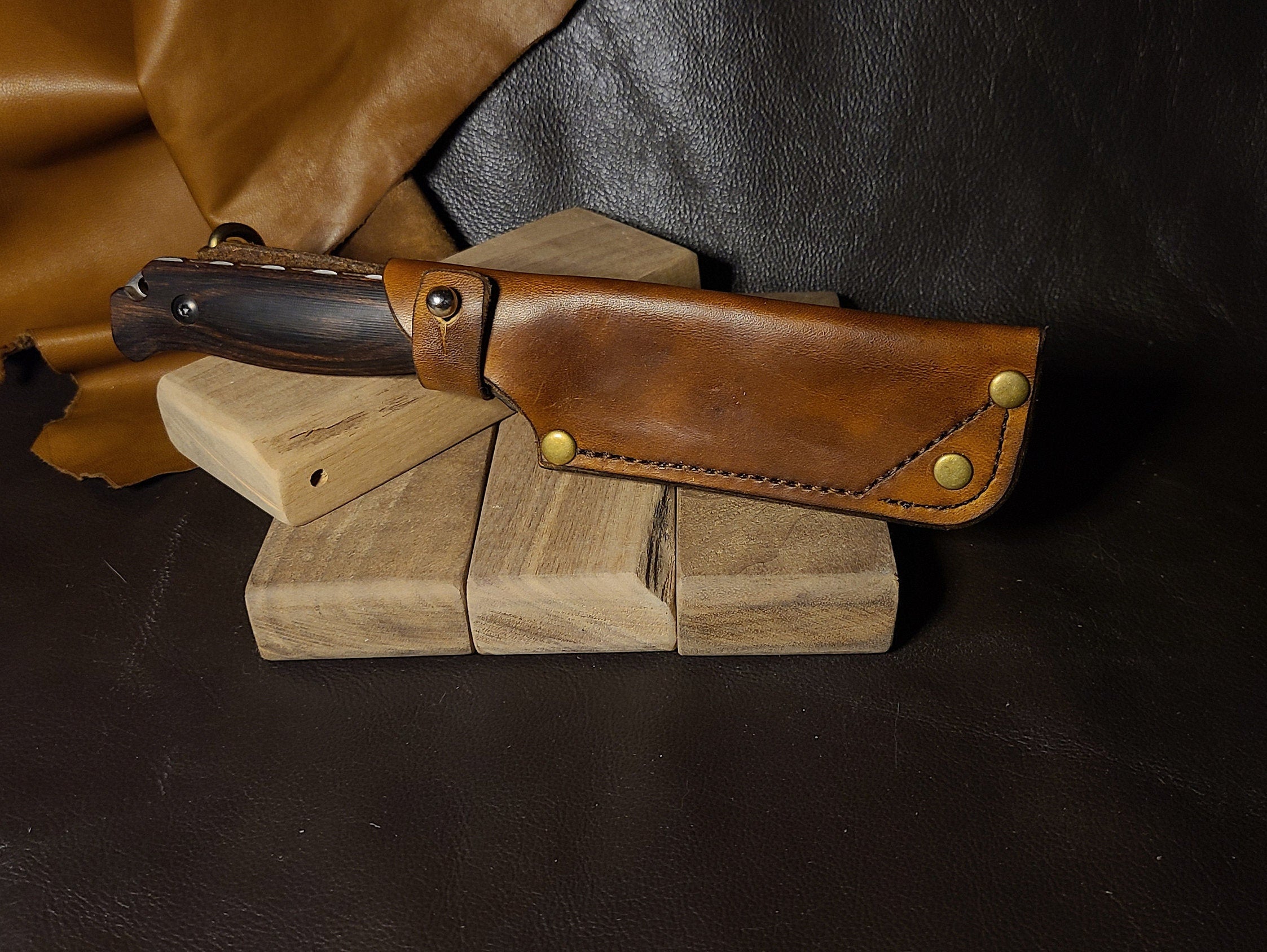 Knife Sheath Leather Pattern | Fixed Blade Sheath PDF Pattern With Video Tutorial