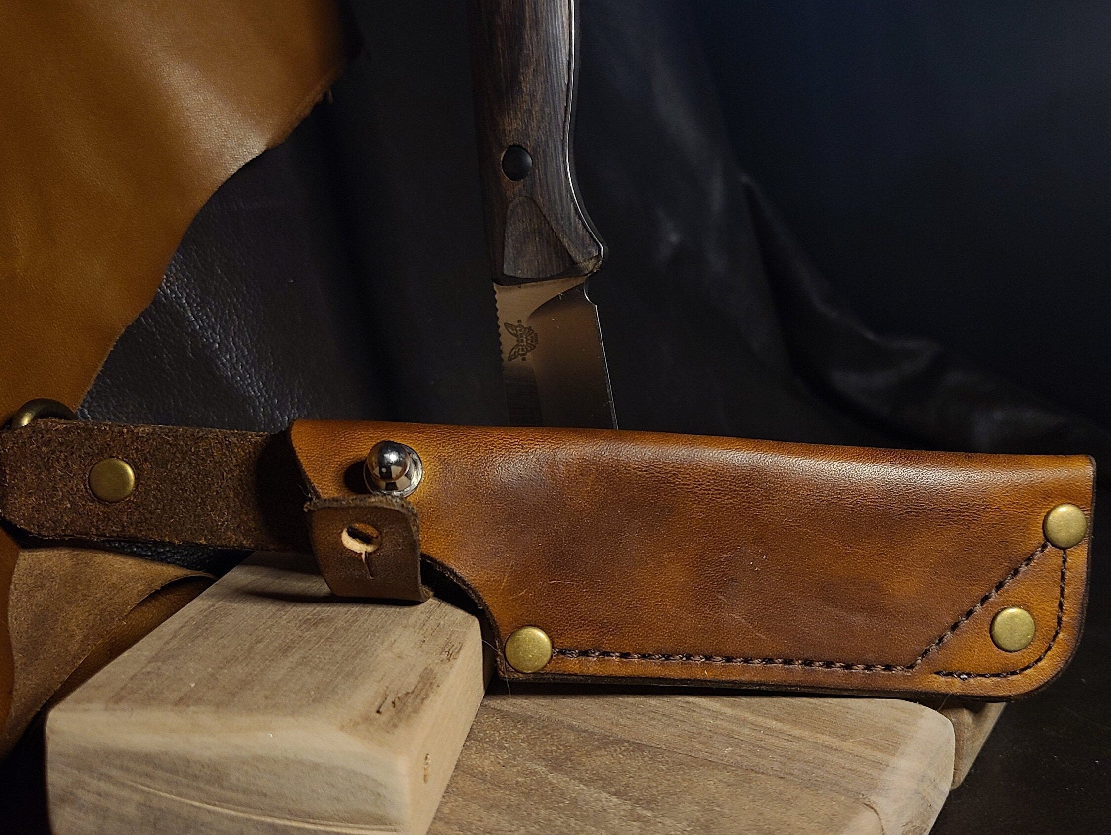 Knife Sheath Leather Pattern | Fixed Blade Sheath PDF Pattern With Video Tutorial