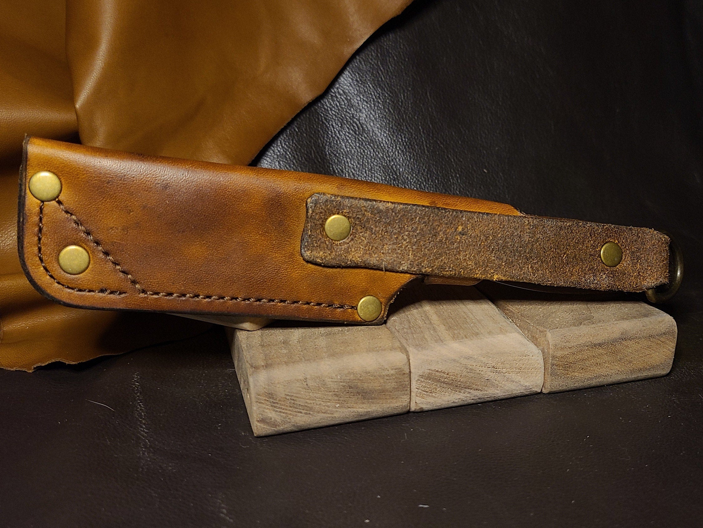 Knife Sheath Leather Pattern | Fixed Blade Sheath PDF Pattern With Video Tutorial