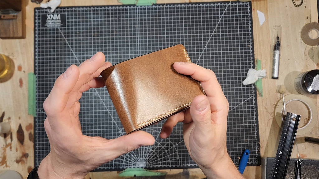Bifold 4-Card Wallet - DIY Leathercraft PDF Pattern with Video Tutorial