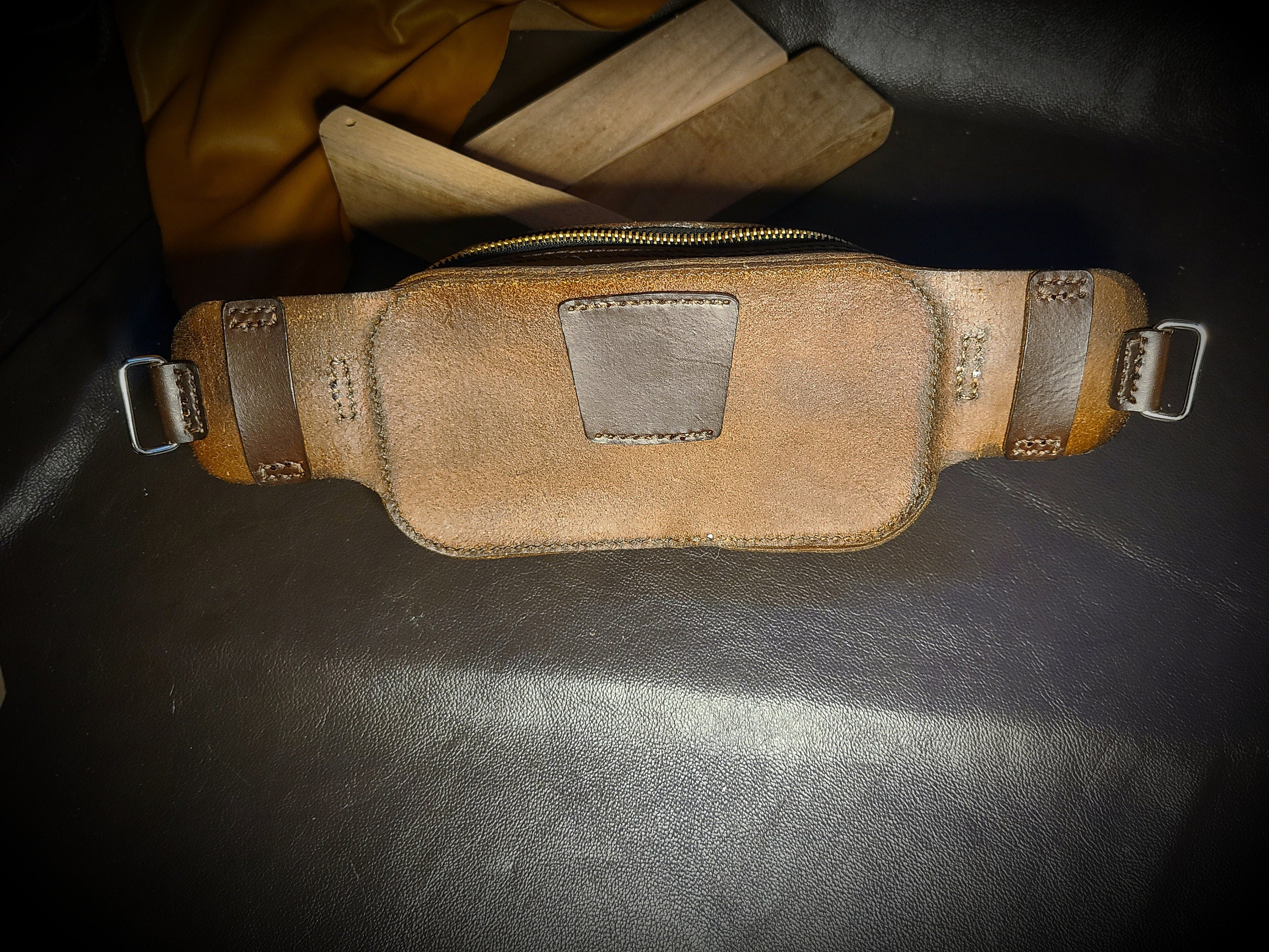 Utility Fanny Pack Leather Pattern - with Video Tutorial