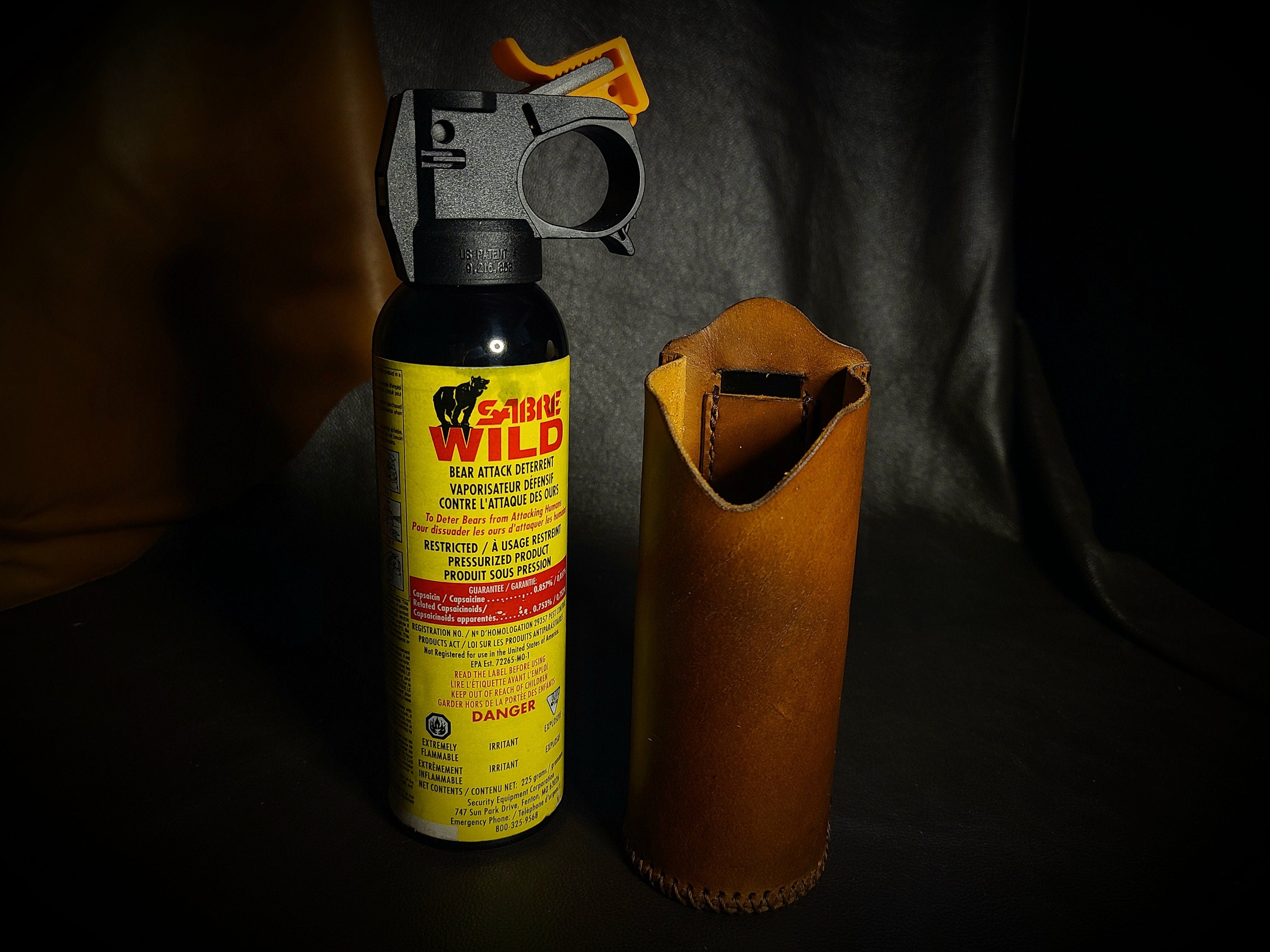 Bear Spray Holster Leather Pattern - With Video Tutorial