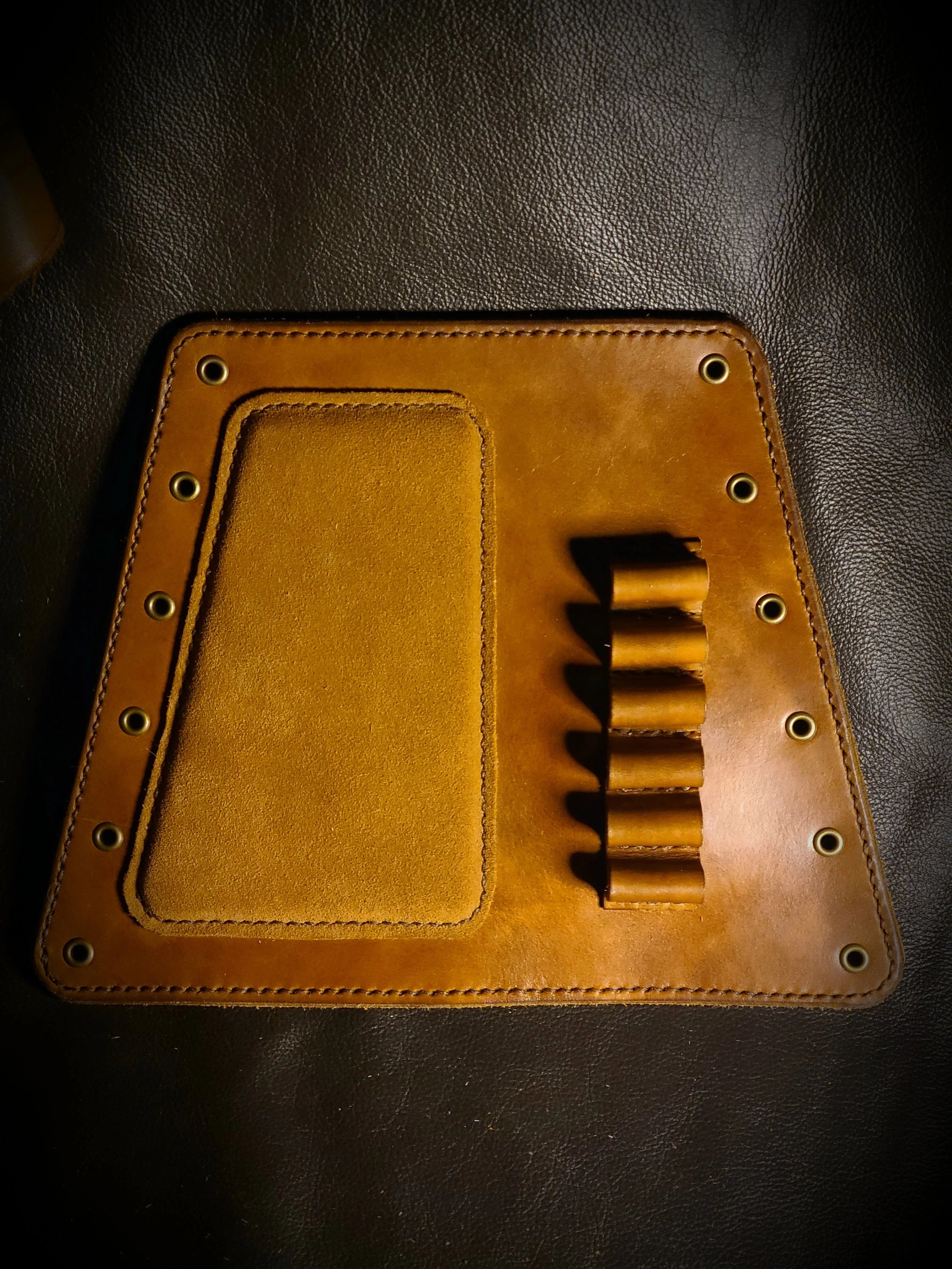 Frontier Rifle Cuff- Leather Pattern With Video Tutorial (Right and Left Handed Versions Included)