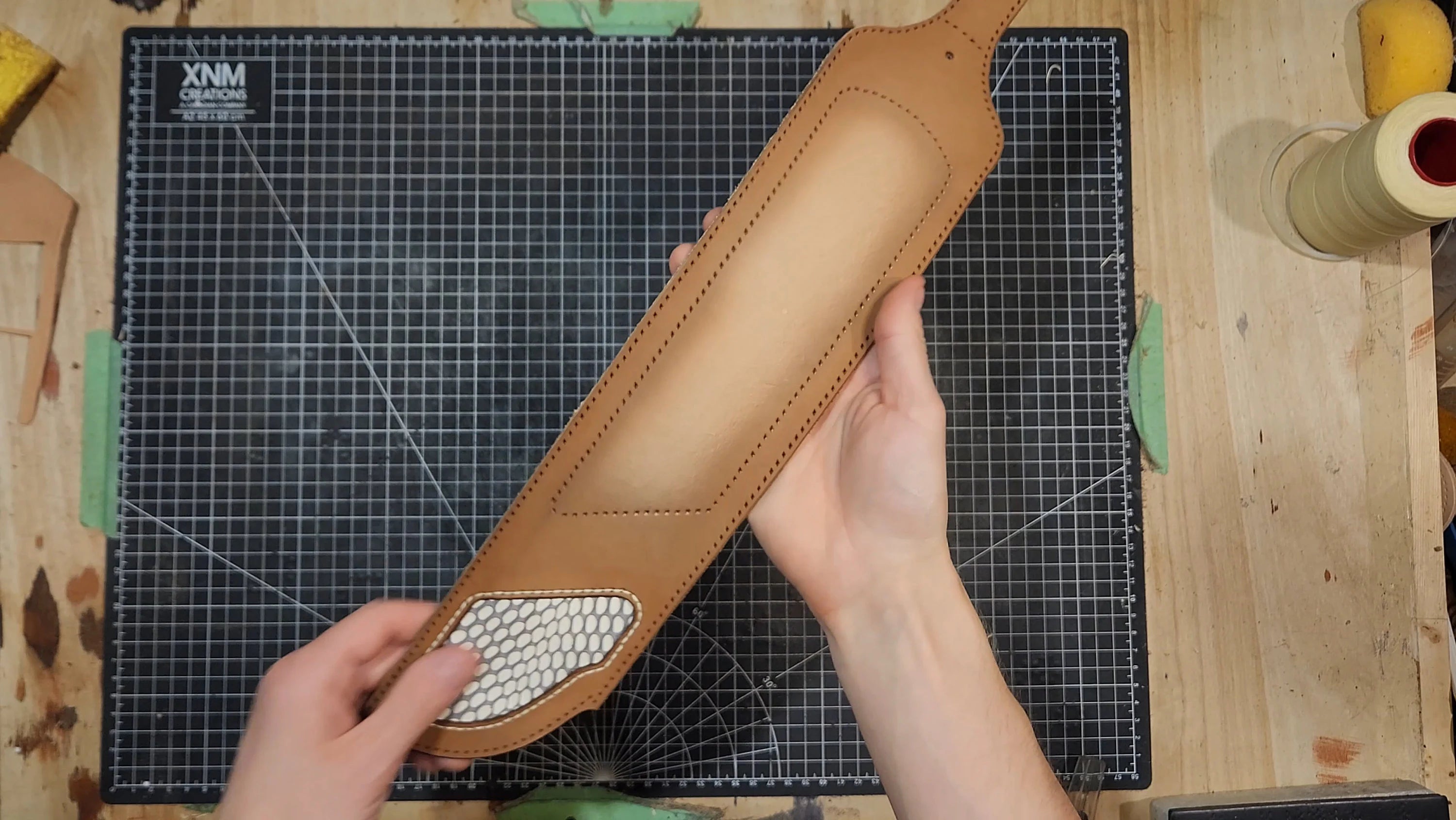 Leather Rifle Sling Pattern - DIY Rifle Sling PDF Tutorial with Video - Admiral's Rifle Sling